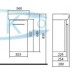 Шкафчик Kolo Nova Pro с мебельным умывальником 36 см белый (M39001)
